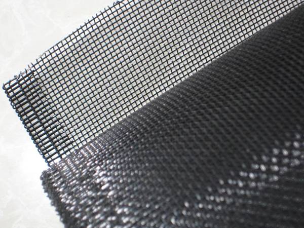 A roll of aluminum tuff mesh with the edge details.