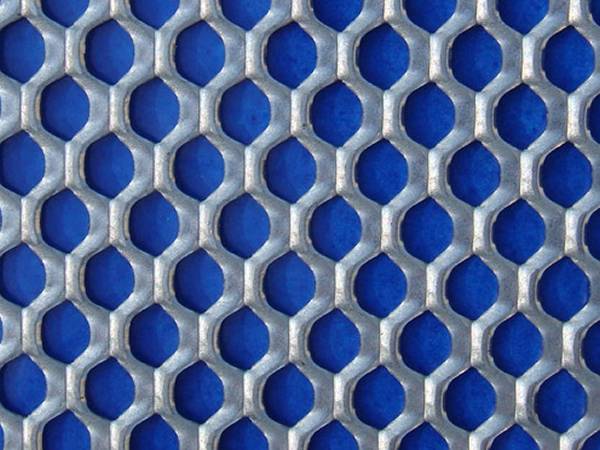 Heavy duty expanded aluminum metal sheet with round shape holes